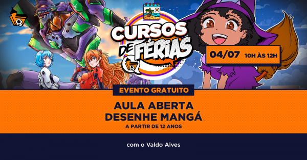 Imagem do evento AULA ABERTA: DESENHE MANGÁ