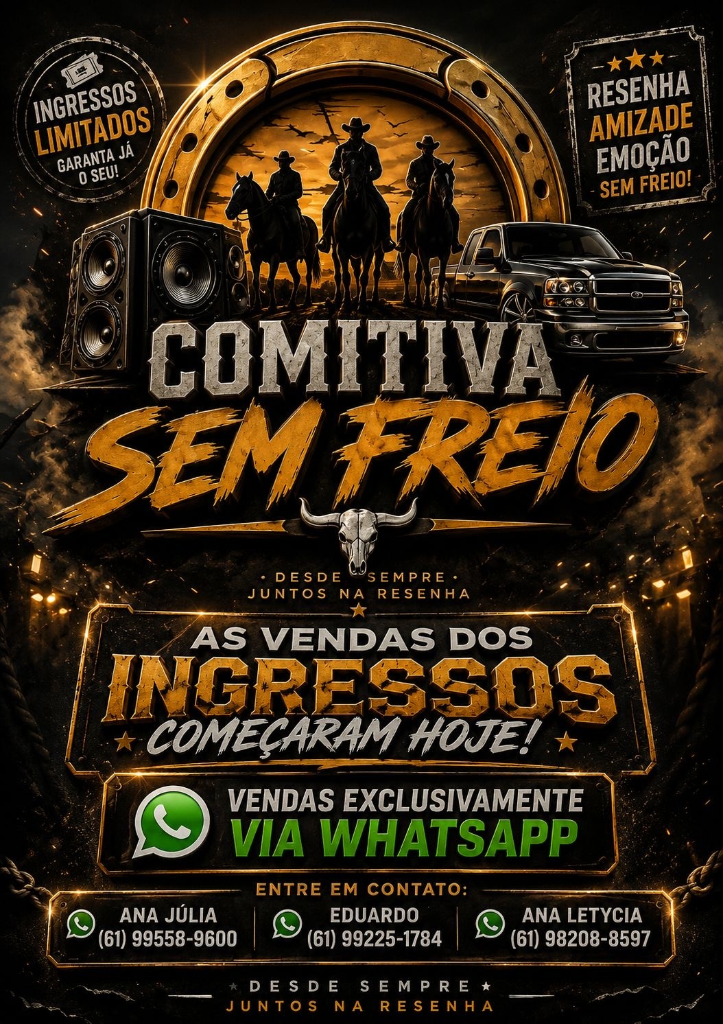 Piseiro dos sem freio - Brasília, DF