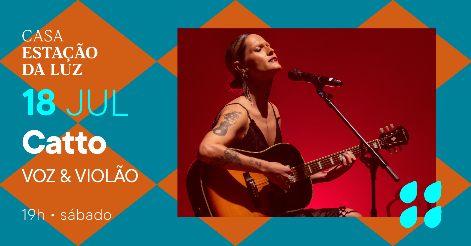 CATTO Voz&Violão na CEL - Olinda, PE