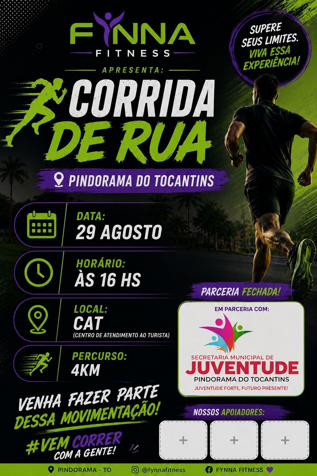 Corrida de rua pindorama Tocantins