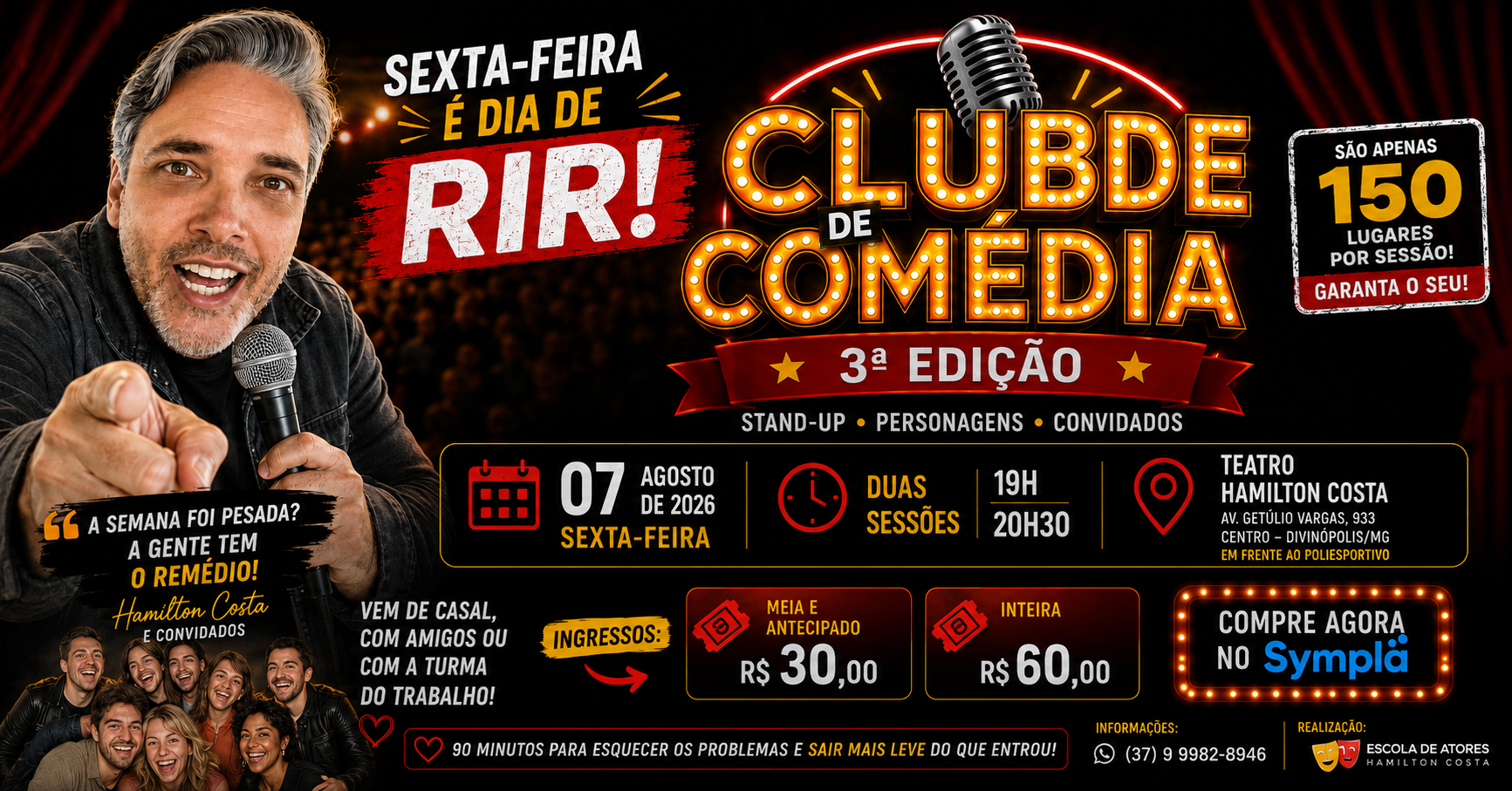CLUBE DE COMÉDIA 3ª EDIÇÃO