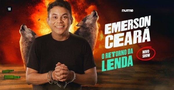 Imagem do evento Emerson Ceará em BENTO GONÇALVES | O Retorno da Lenda