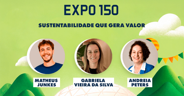 Cartaz da palestra Sustentabilidade que Gera Valor.