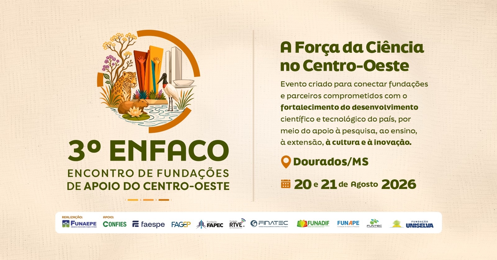 3º Enfaco - Encontro de Fundações de Apoio do Centro-Oeste