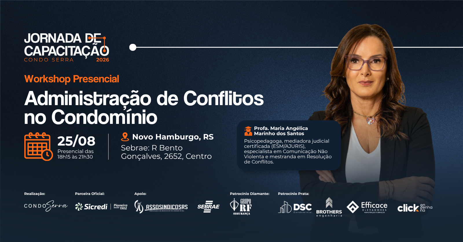 Workshop presencial: Administração Conflitos no Condomínio - Jornada de Capacitação Condo Serra 2026