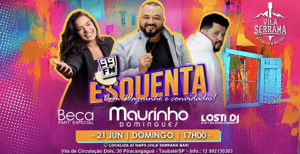 MAURINHO+BECA+LOST DJ - Taubaté, SP