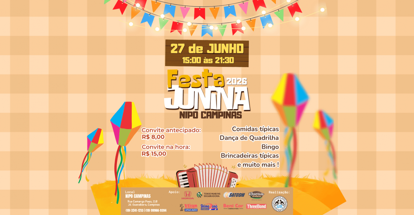 Festa Junina Nipo Campinas [2026]