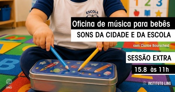 Imagem do evento Oficina de música para bebês: sons da cidade e da escola, com Clarice Bourscheid | SESSÃO EXTRA
