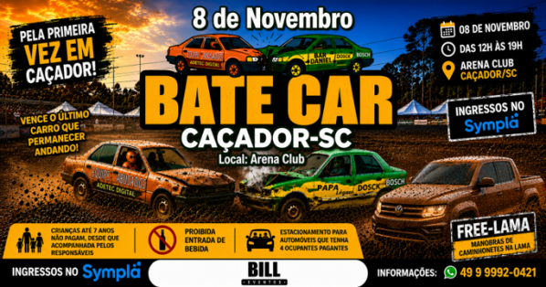 Imagem do evento BATE CAR & FREE LAMA CAÇADOR