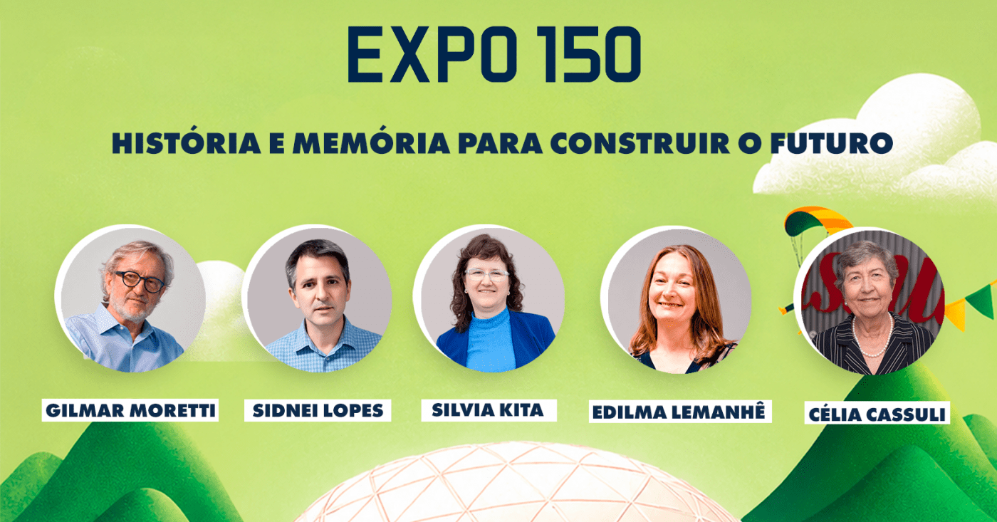 Cartaz da palestra História e Memória para construir o futuro.