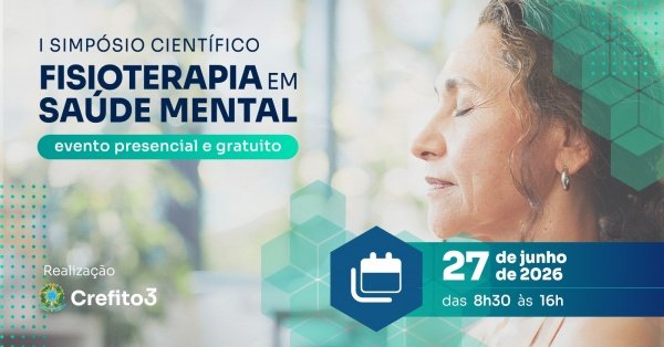 Imagem do evento I Simpósio Científico de Fisioterapia em Saúde Mental