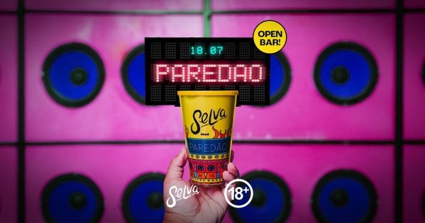 Imagem do evento Paredão na Selva | Open Bar | Funk 150, Proibidão e Batidão na Selva! | (Sábado | 18.07)