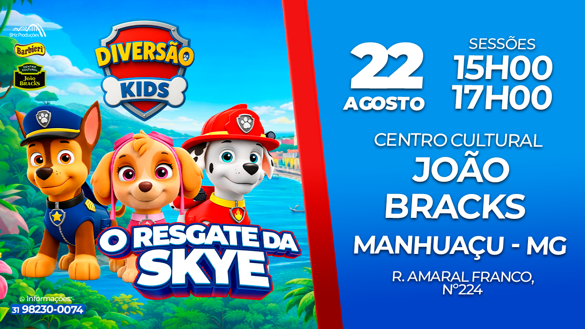 O RESGATE DA SKYE AO VIVO 22 DE AGOSTO MANHUAÇU