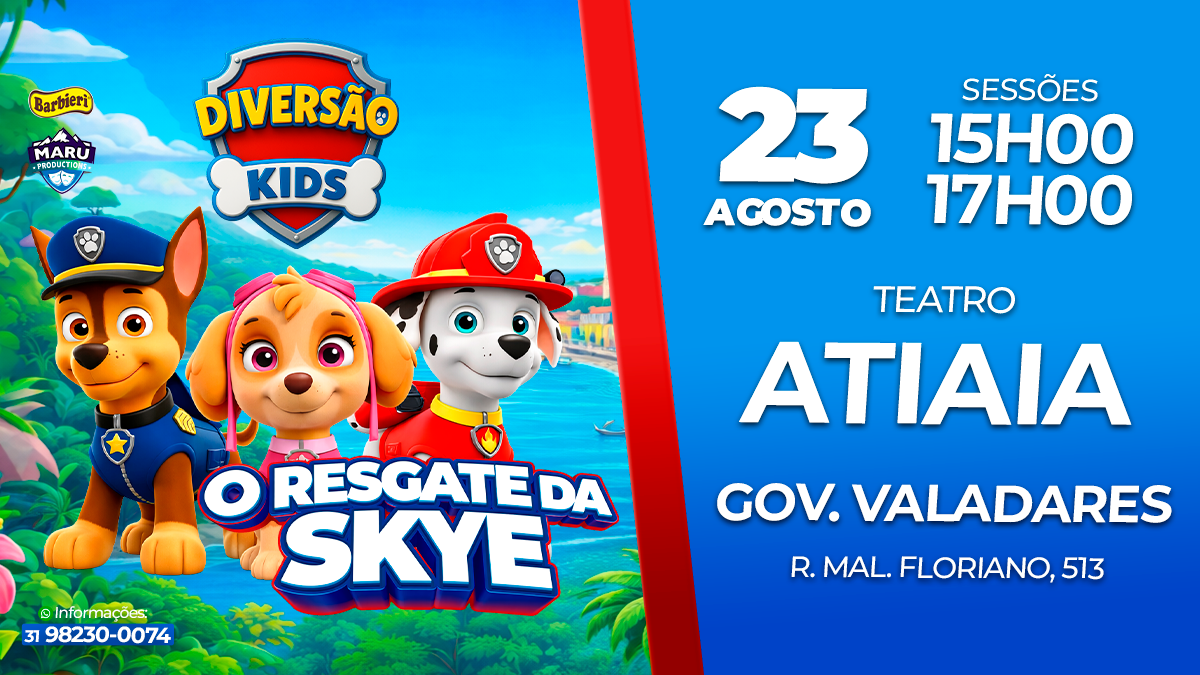 O RESGATE DA SKYE AO VIVO 23 DE AGOSTO GOVERNADOR VALADARES