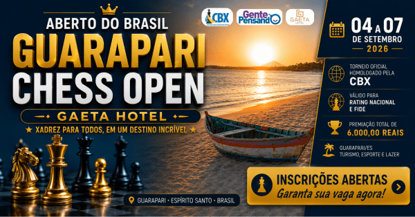 Imagem do evento Aberto do Brasil Guarapari Chess Open Gaeta Hotel