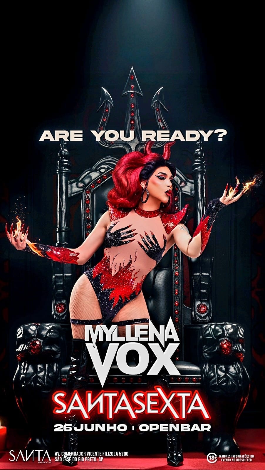 SANTASEXTA com Myllena Vox - São José do Rio Preto, SP