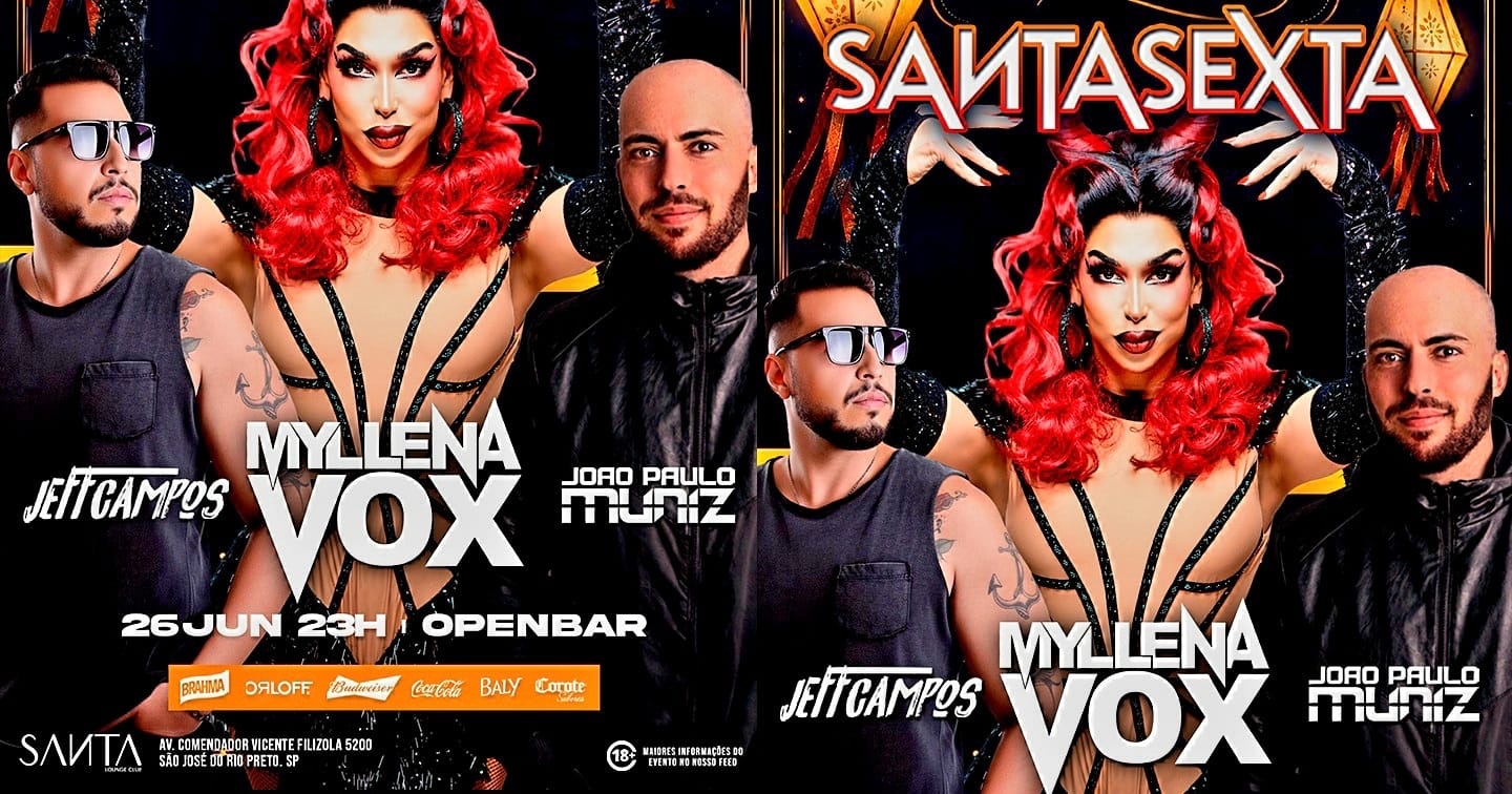 SANTASEXTA com Myllena Vox - São José do Rio Preto, SP