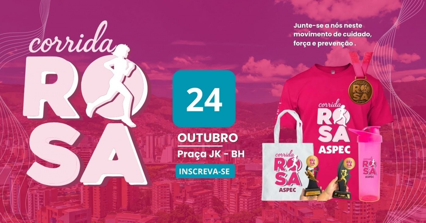 Corrida e Caminhada Outubro Rosa ASPEC