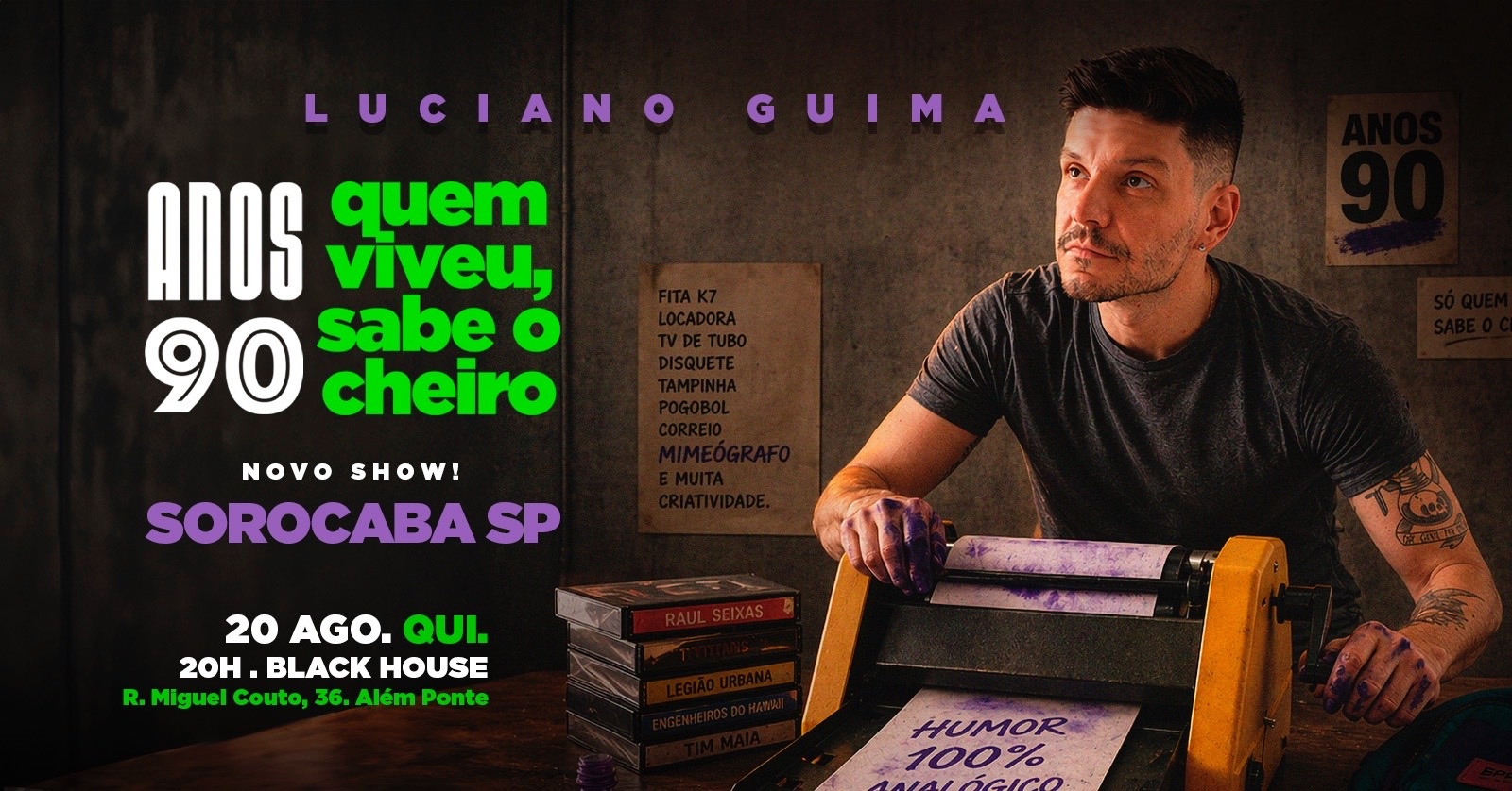 LUCIANO GUIMA em SOROCABA - Stand up Comedy