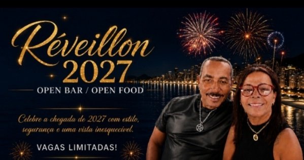 Imagem do evento RÉVEILLON A BORDO 2027 OPEN BAR e OPEN FOOD - SAINDO DA MARINA DA GLÓRIA/RJ