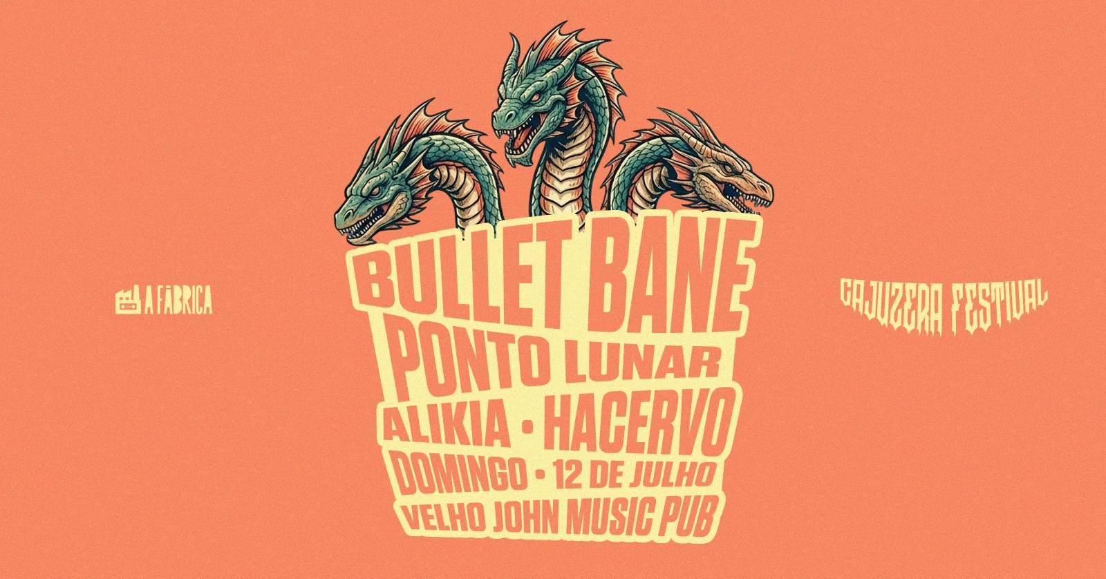 Bullet Bane - 12 de Julho - Cajuzera Festival - Velho John Music Pub - São Luís (MA) - São Luís, MA