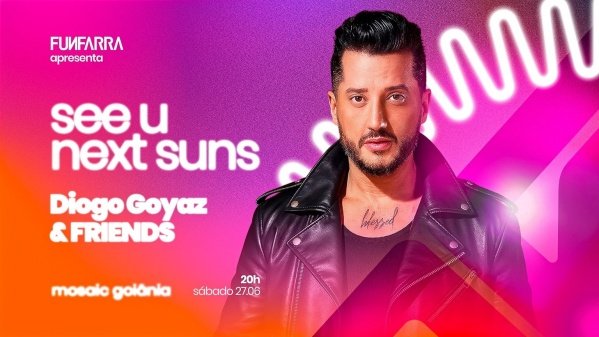 Imagem do evento Suns com Diogo Goyaz e Friends
