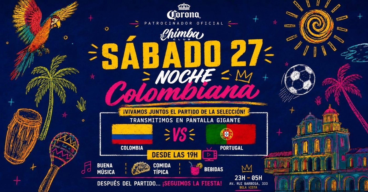 Imagem publicada pela fonte para Noche Colombiana