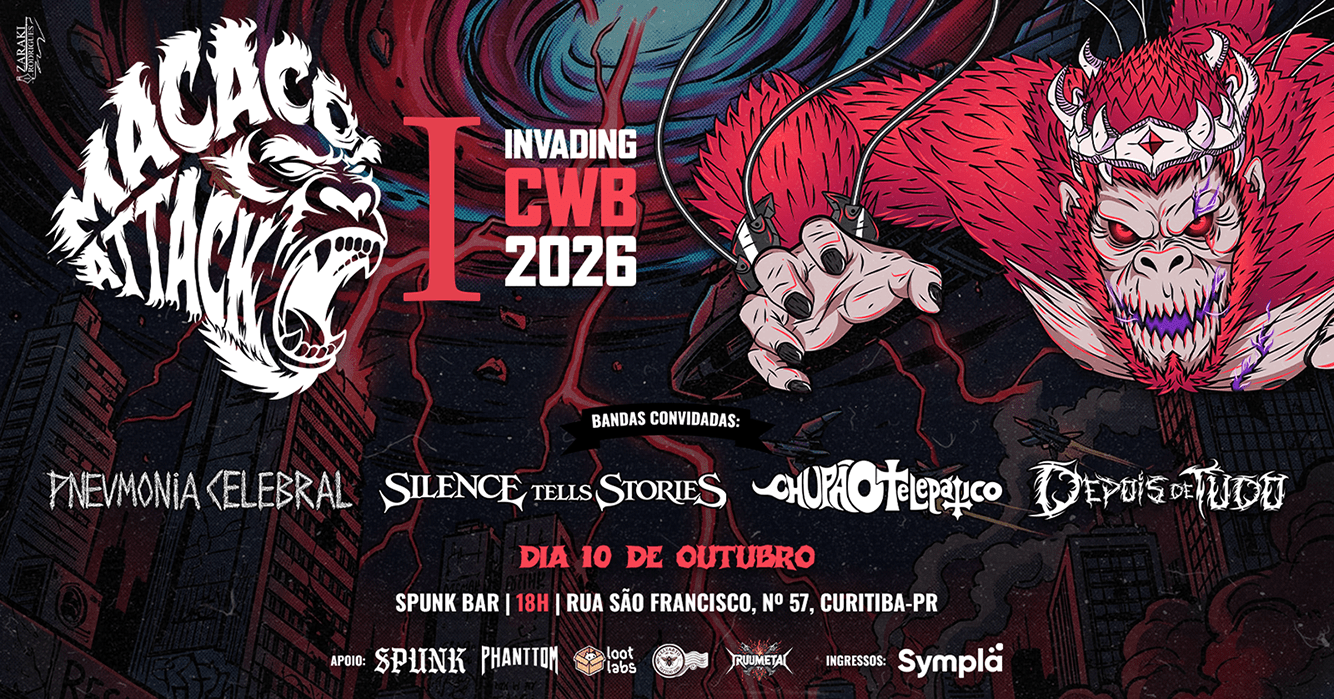 Source image — Macaco Attack - Invading CWB 2026