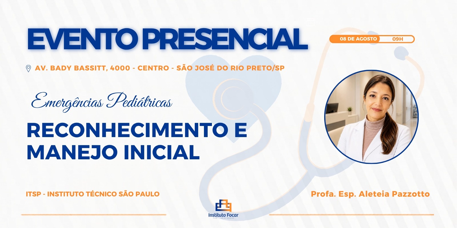 EVENTO ABERTO| Emergências Pediátricas: Reconhecimento e Manejo Inicial