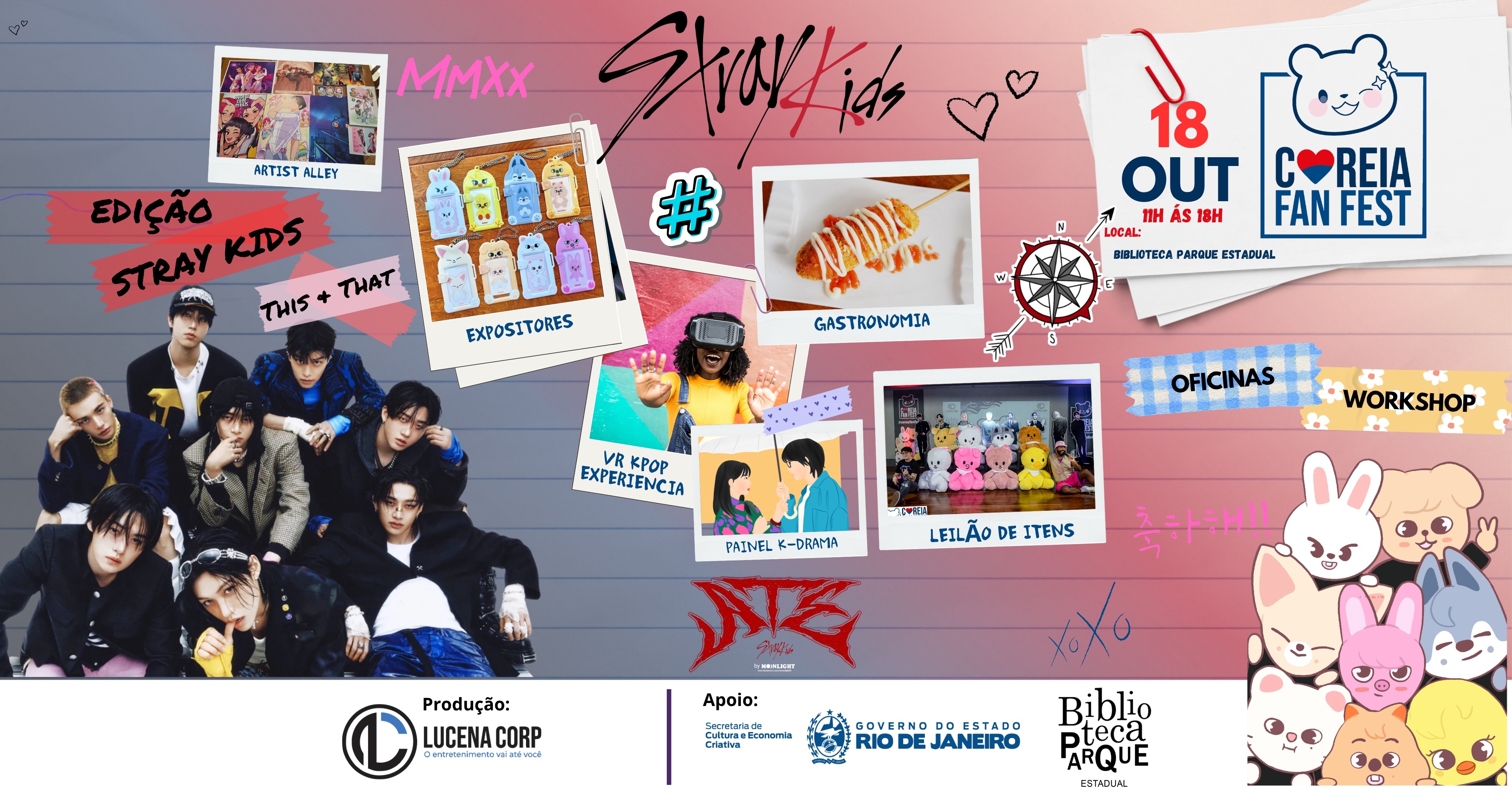 K-POP・アジア Jeju straykids Coreia Fan Fest 6° Edição :STRAY KIDS this & that em Rio de