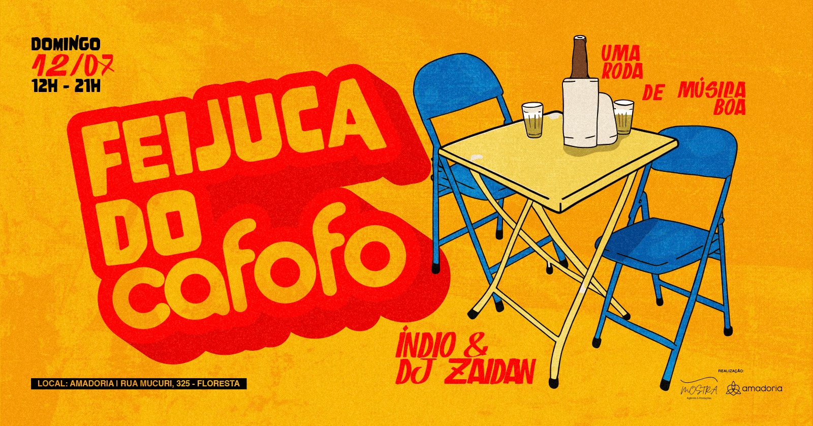 Feijuca do Cafofo na Amadoria + Índio + DJ Zaidan - Belo Horizonte, MG