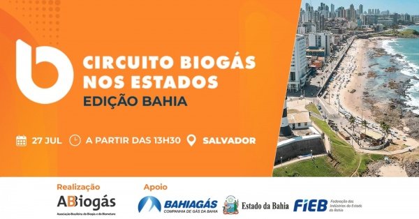 Imagem do evento 6ª Edição do Circuito Biogás nos Estados - Bahia
