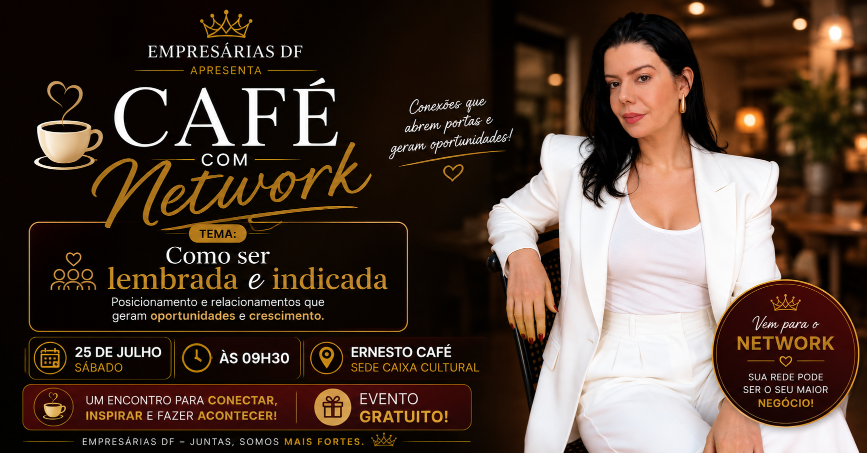 CAFÉ COM NETWORK em Brasília - Sympla