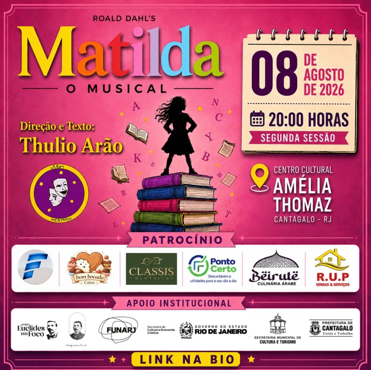 Espetáculo Matilda Musical - Segunda Sessão