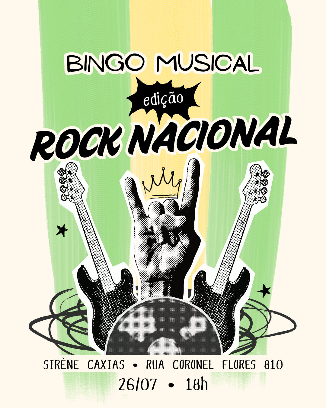 Bingo Musical - Edição Rock Nacional - Caxias do Sul, RS