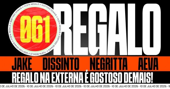 Imagem do evento FESTA REGALO ~ FUNK É GOSTOSO DEMAIS