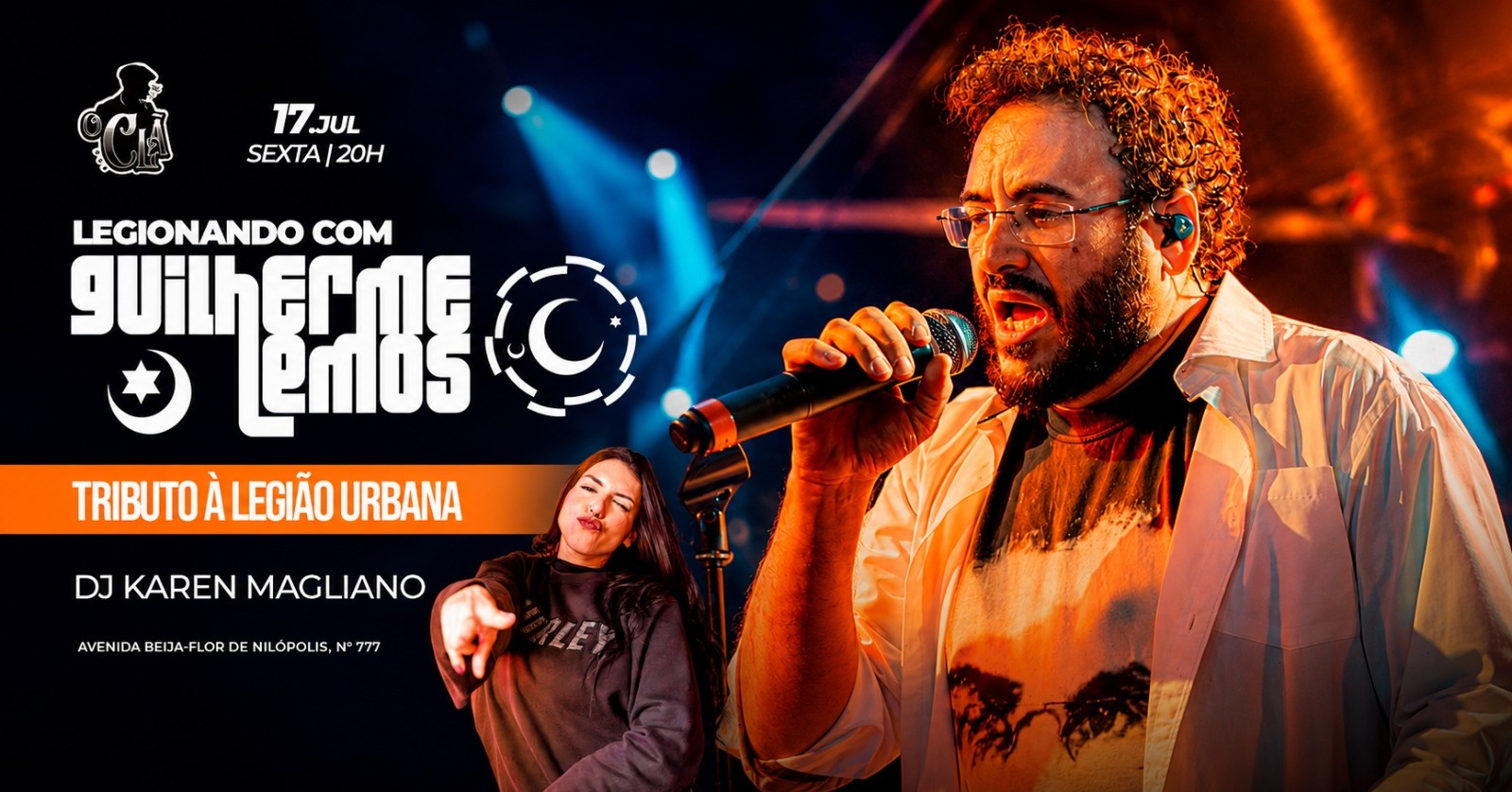 LEGIONANDO com GUILHERME LEMOS E BANDA FILHOS DA REVOLUÇÃO + DJ KAREN MAGLIANO - Nilópolis, RJ