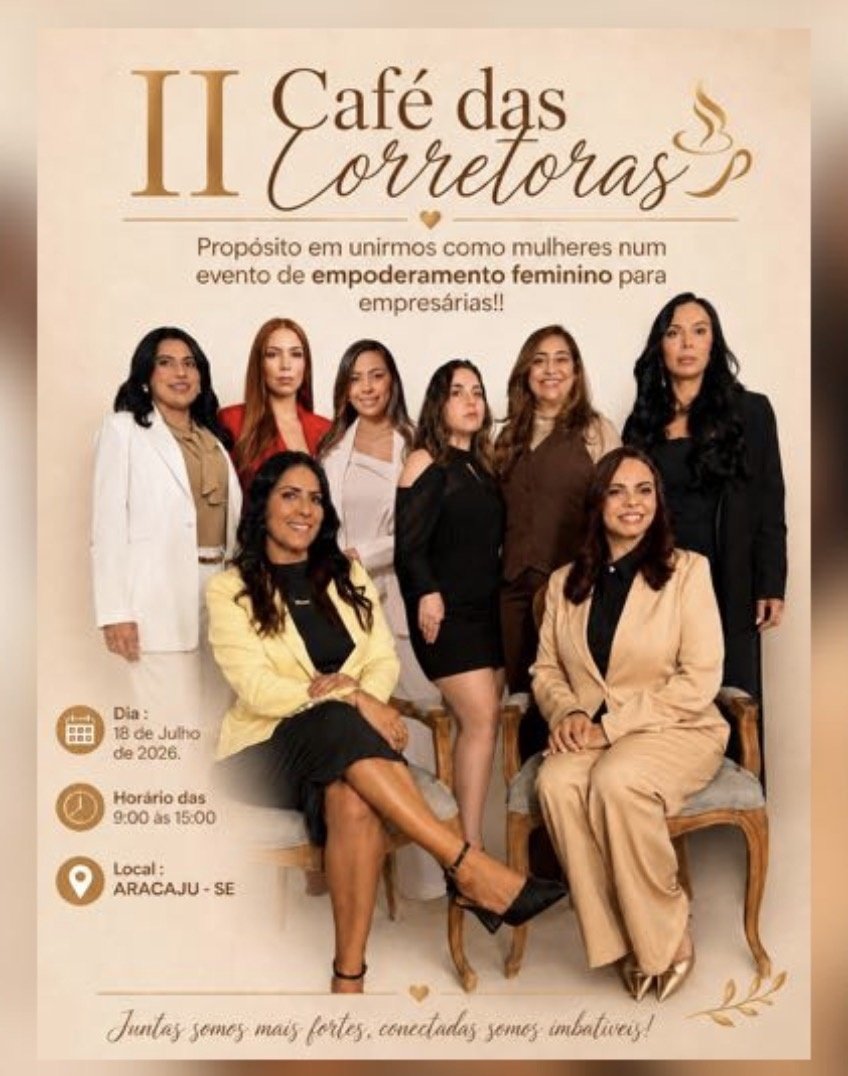 II CAFÉ DAS CORRETORAS DE IMÓVEIS- ARACAJU/ SE em Aracaju - Sympla