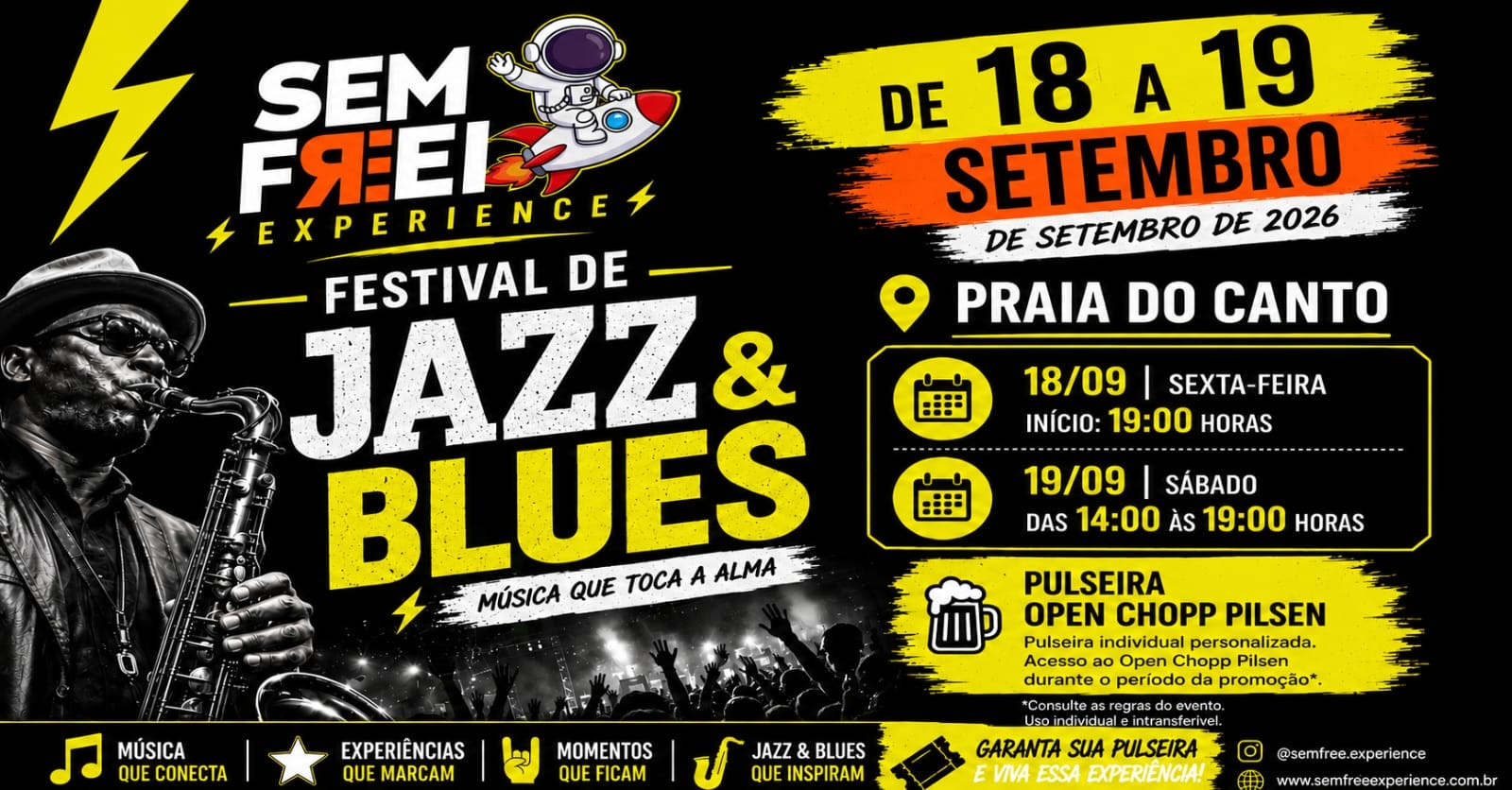 Festival de Jazz & Blues Sem Freio Experience em Vitória