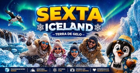 Iceland Fortaleza - A Terra do Gelo - Produtor - Eventos e