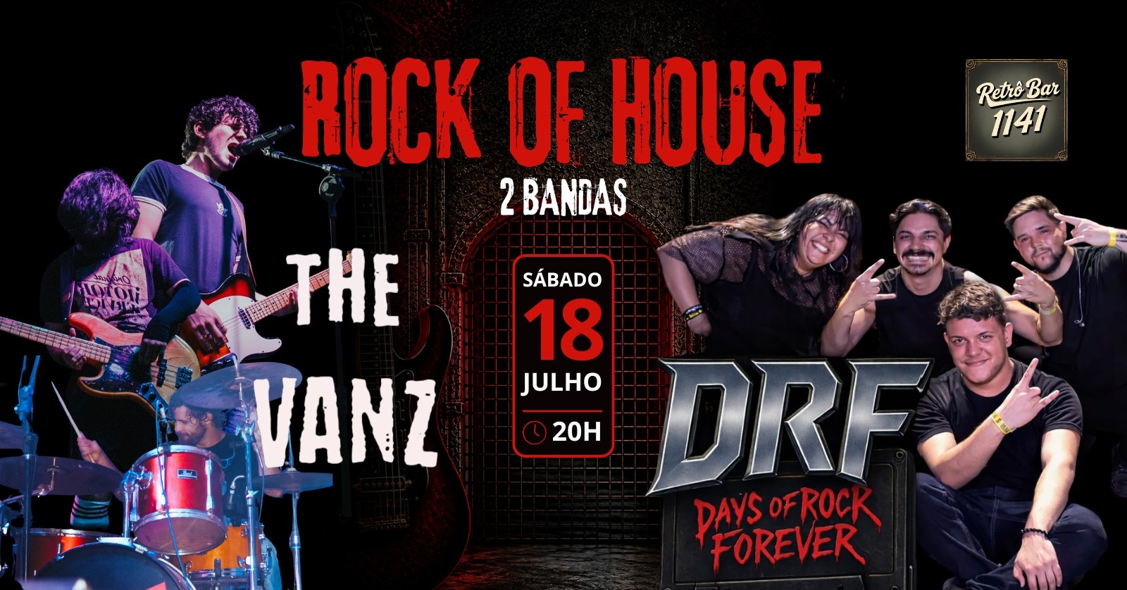 BANDAS: DRF & THE VANZ - RETRÔ BAR 1141 - Rio de Janeiro, RJ