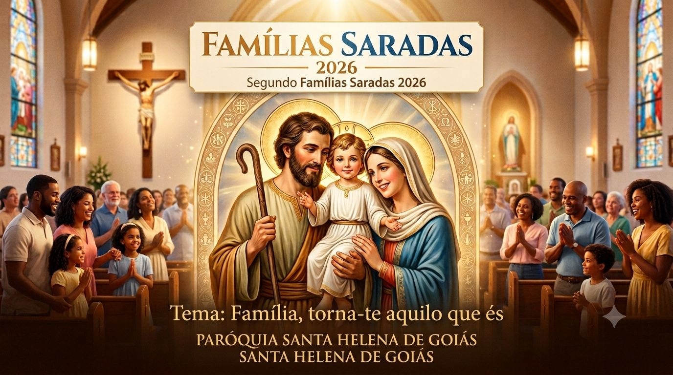 Família Saradas 2026- Paróquia Santa Helena de Goiás