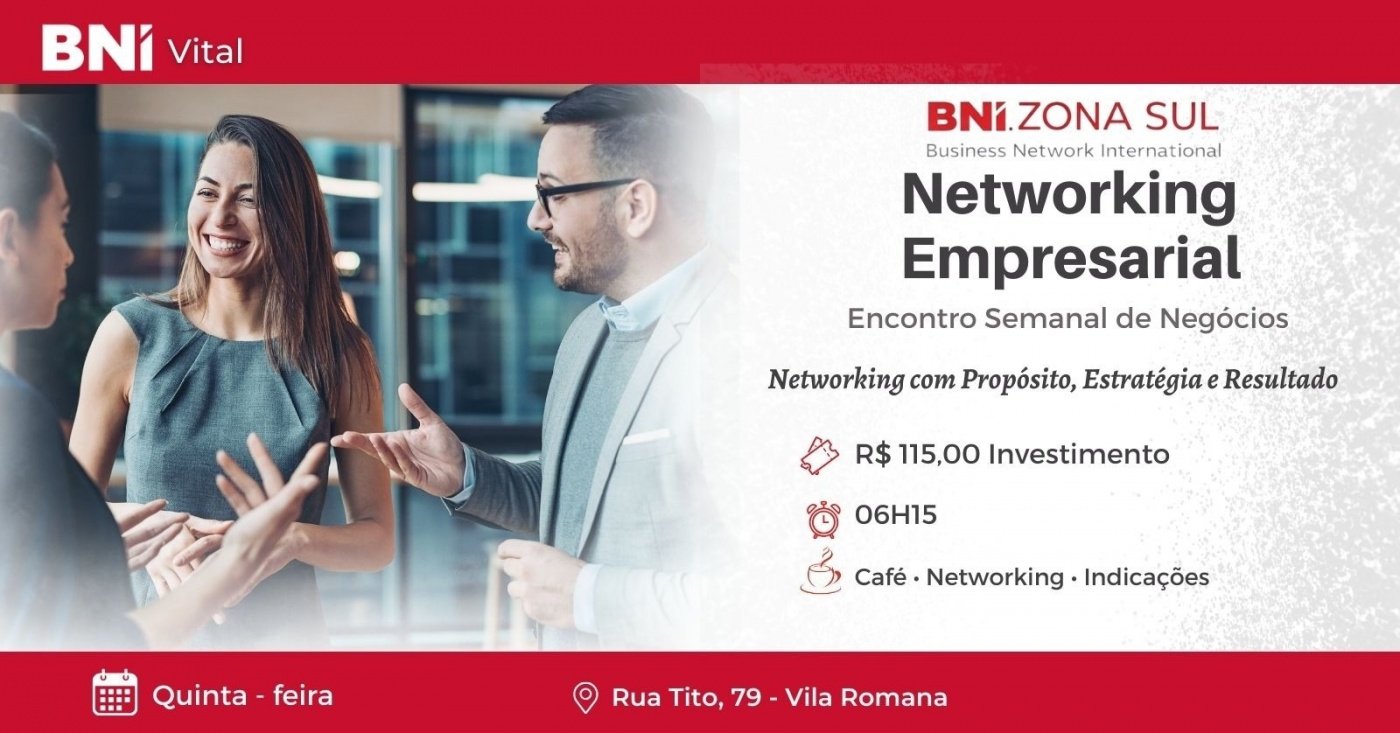 BNI Zona Oeste: Visibilidade, Indicação e Crescimento Empresarial
