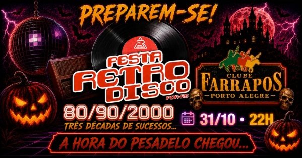 Imagem do evento Halloween Retrodisco 2026