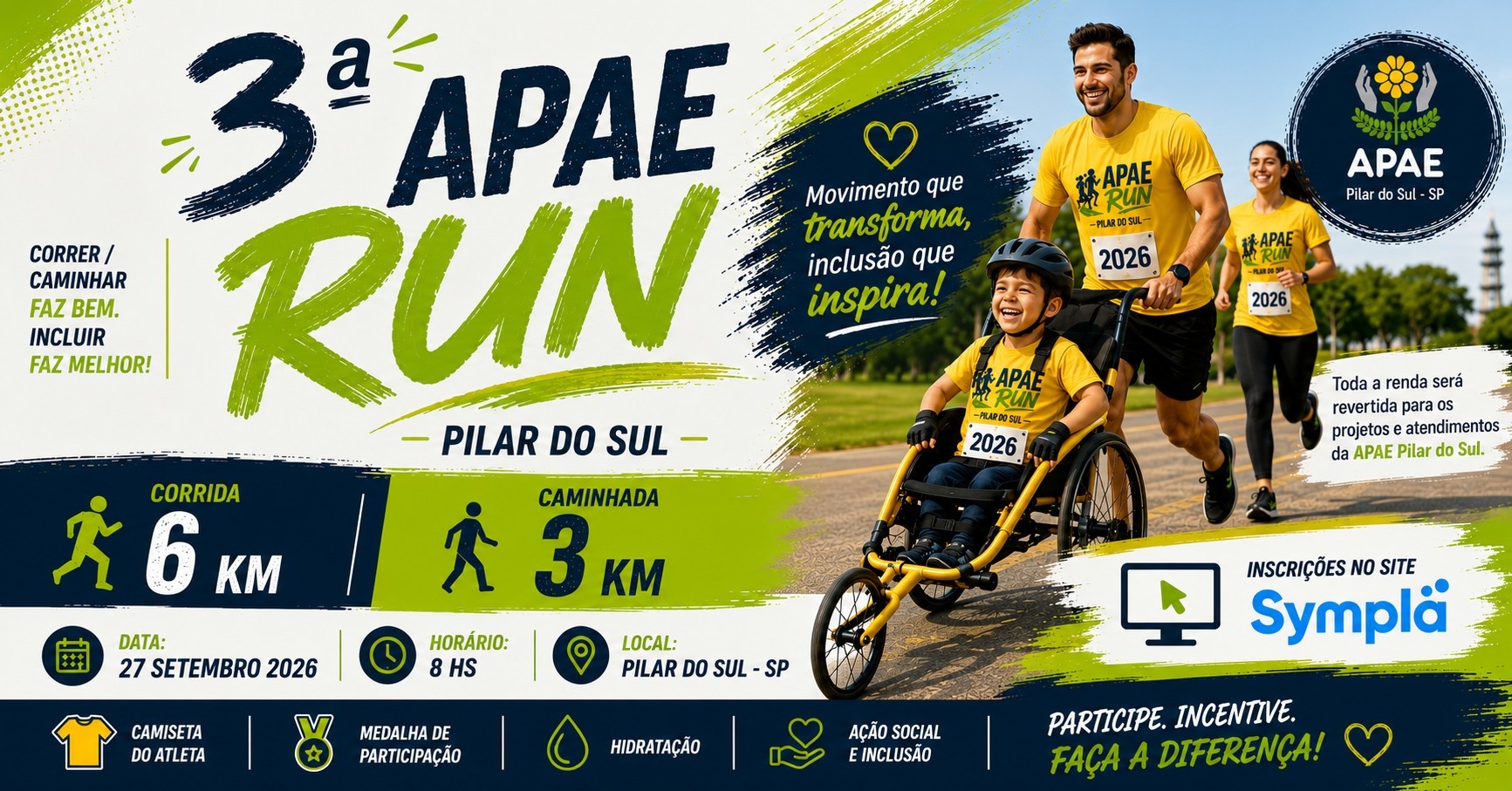 3ª APAE RUN PILAR DO SUL - 2026
