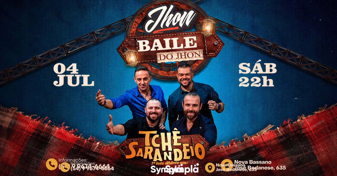 BAILE DO JHON - Nova Bassano, RS