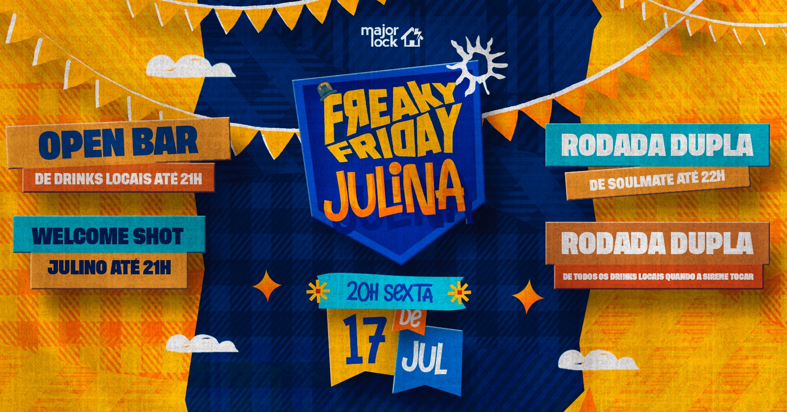 Freaky Friday Julina |OPEN BAR |17/07  Major Lock - Belo Horizonte, MG