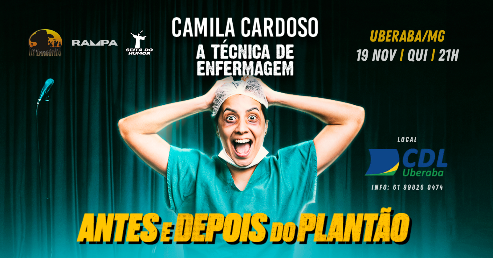 CAMILA CARDOSO em UBERABA/MG - Antes e Depois do Plantão