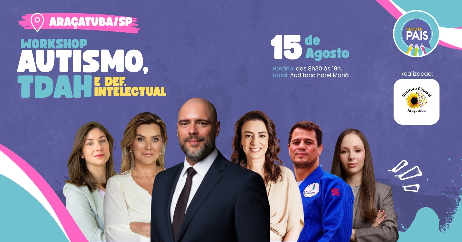 WORKSHOP AUTISMO - TDAH - DEF. INTELECTUAL - ARAÇATUBA SP