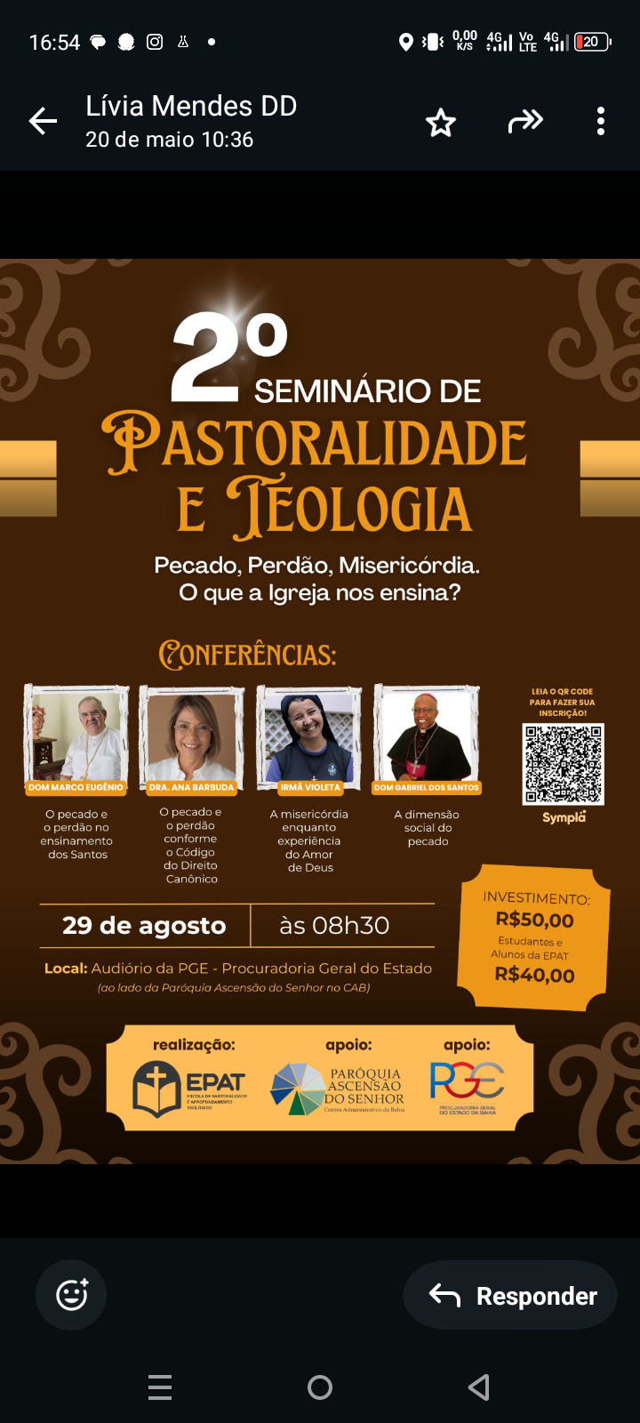 2º SEMINÁRIO DE PASTORALIDADE E TEOLOGIA